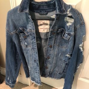 Women’s Distressed Jean Jacket